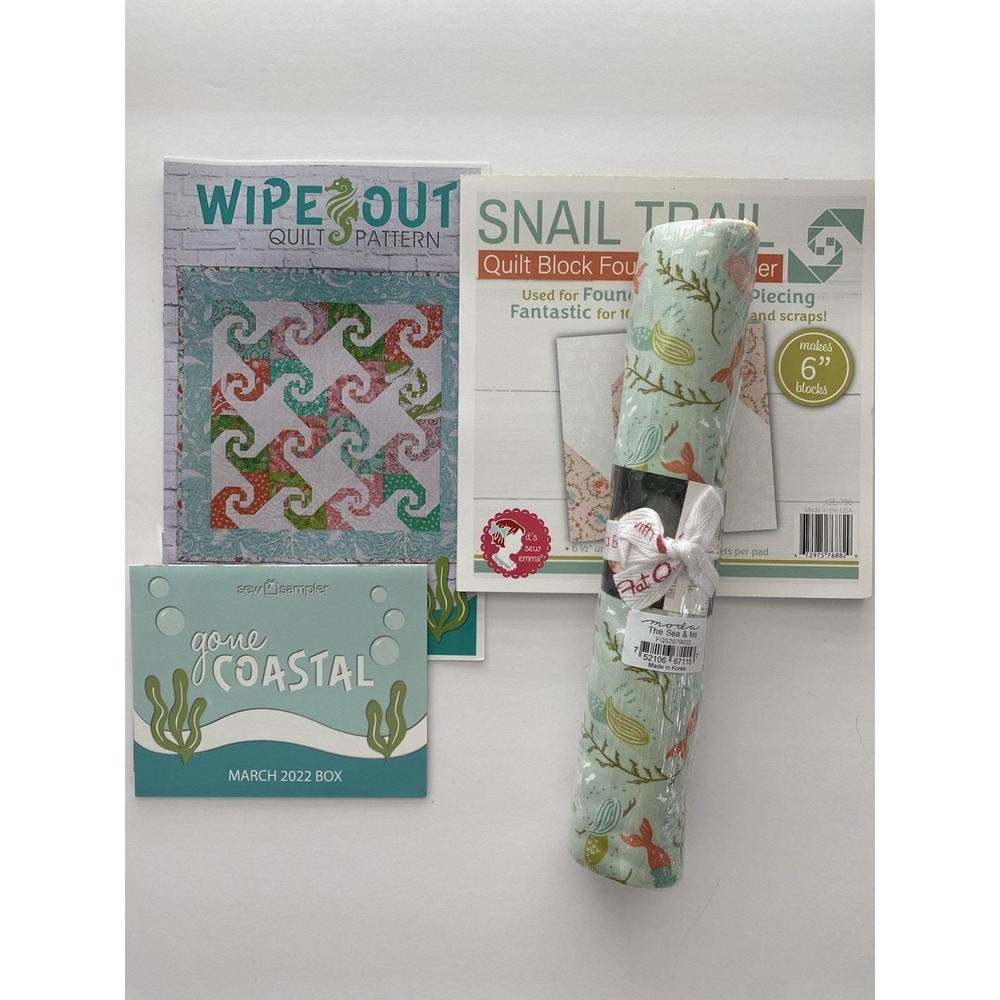Sew Sampler Box Items Stacy lest Hsu For Moda Fabrics NIP March 2022 Quilt Kit